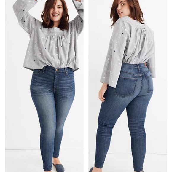 Madewell Denim - Madewell Jeans Size 36 High Rise Skinny Jeans Medium Wash
